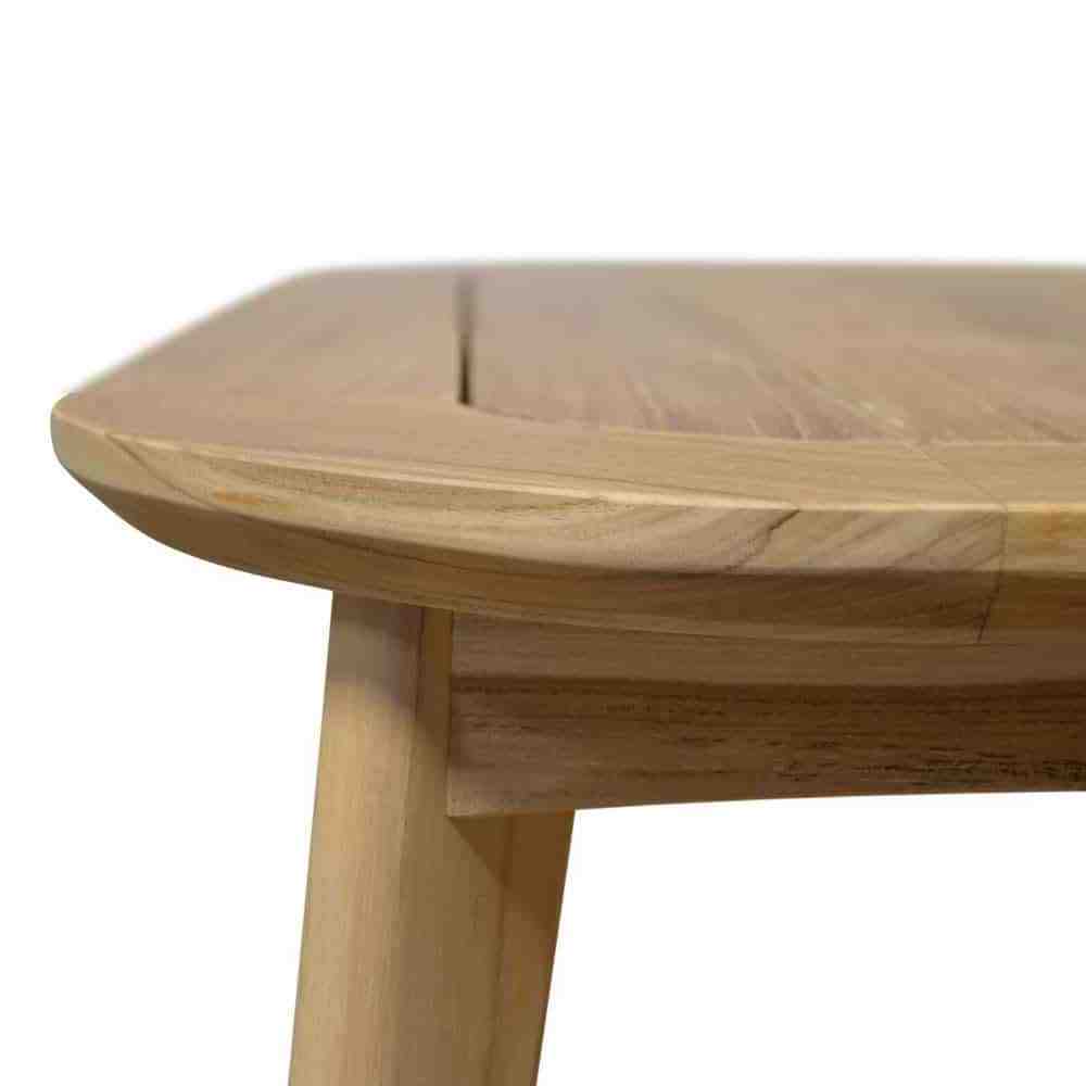 Ashari simple garden dining table made from the best teak wood suitable for outdoor or indoor.