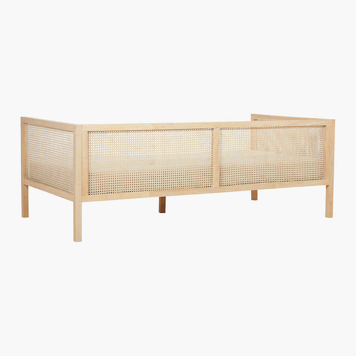 solid wooden daybed with wicker rattan and solid teak wood natural finish cushions for indoor