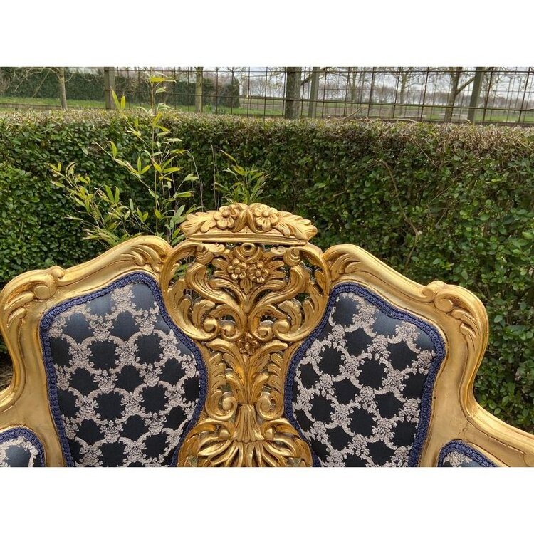 Icarus A pair of French Louis XVI Style Corbeille chairs