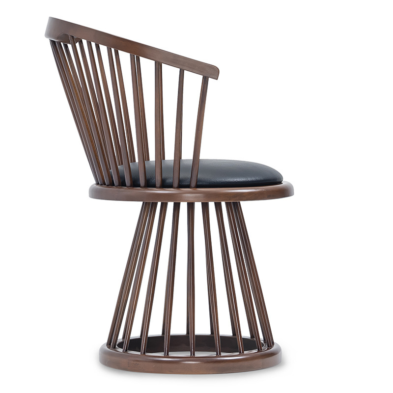 Cage Dining garden chair with Solid Wood material for indoor outdoor dinind use