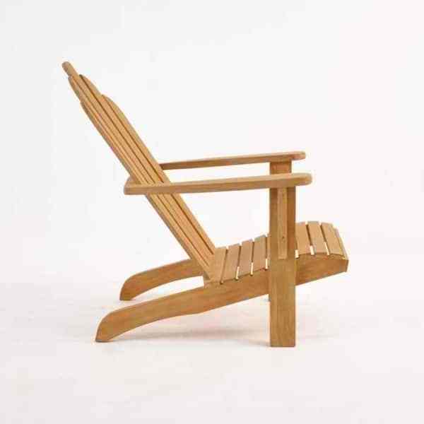 Adirondack classic folding chair from solid teak wood material for outdoor chair use