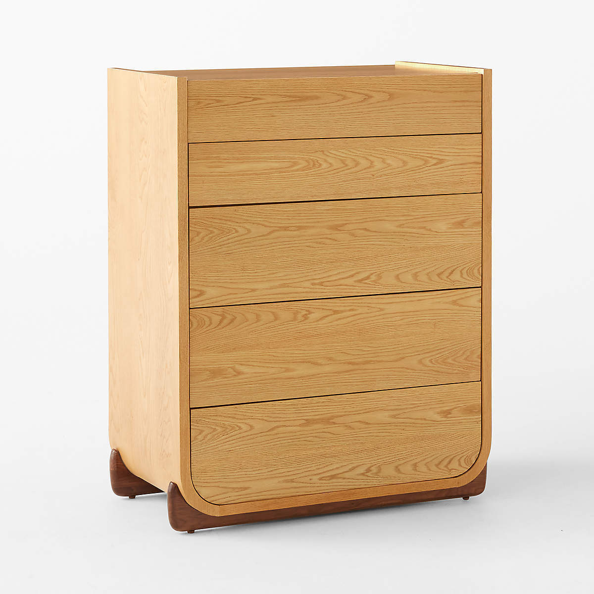 Romeo chest of drawers made of solid teak wood with 4 drawers and finished with natural oil.