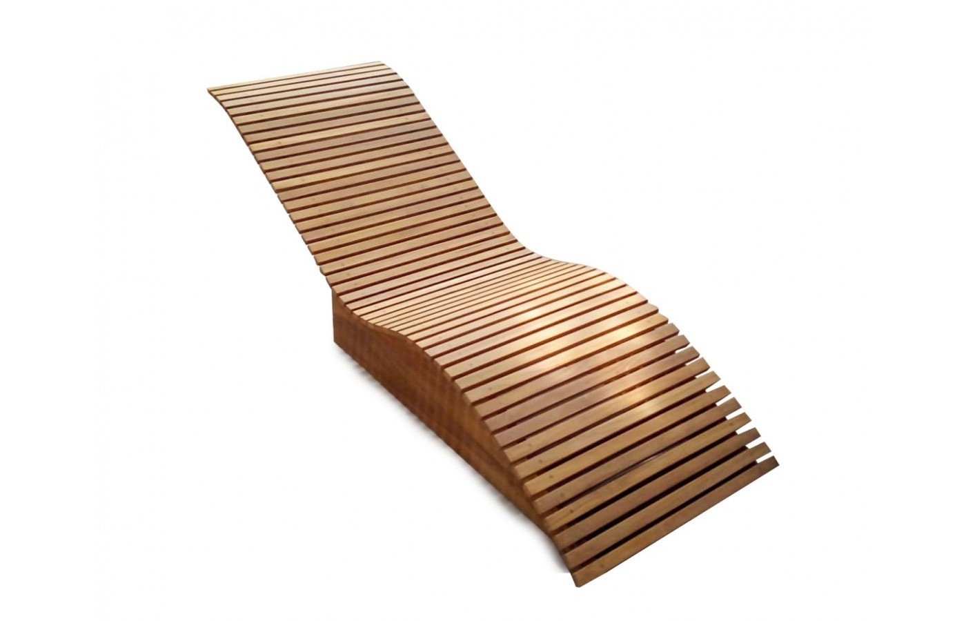 Cyanta Deck Sun lounger In Natural Solid Teak Wood With High Quality Material For outdoor Furniture