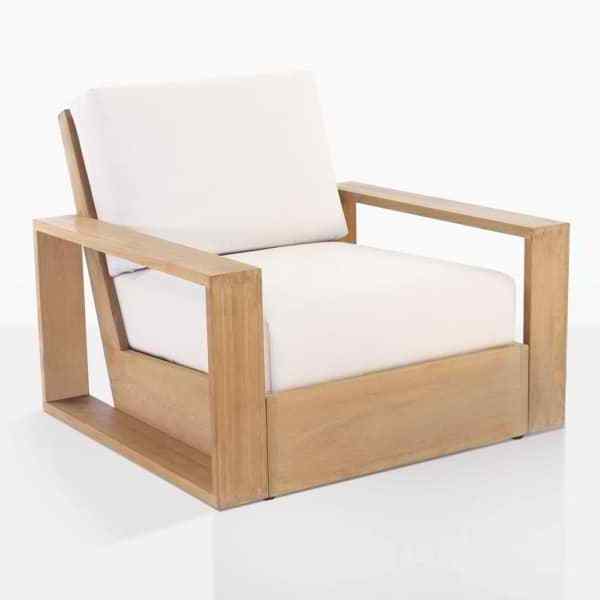 Teak wood Chair Kuba patio solid teak wood chair for leisure indoor and outdoor chair usage