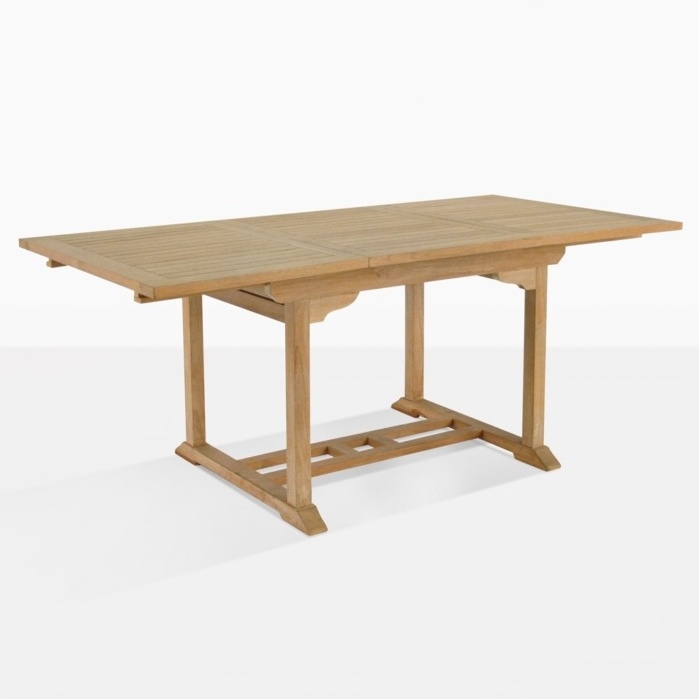 Rectangular extension dining table from teak wood and competitive price for premium quality product