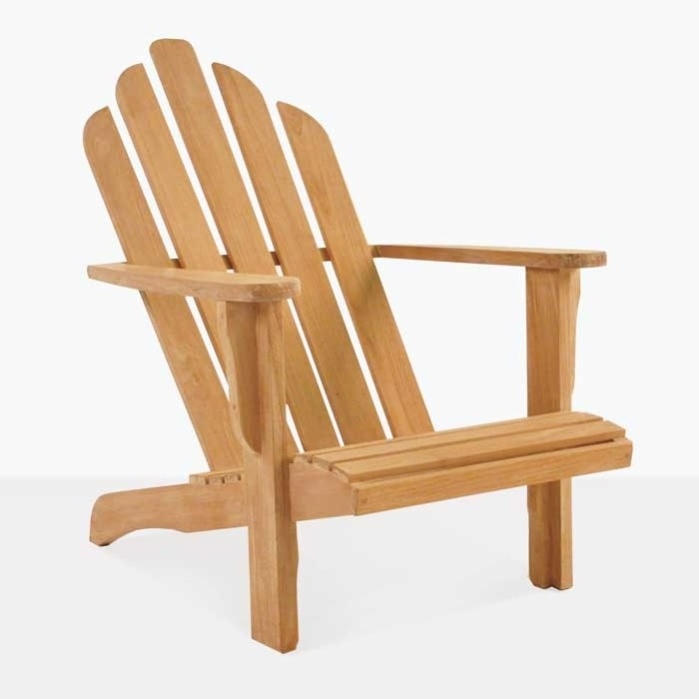 Adirondack classic folding chair from solid teak wood material for outdoor chair use