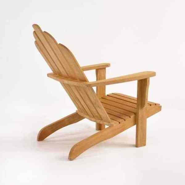 Adirondack classic folding chair from solid teak wood material for outdoor chair use