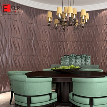 Best choice fiber interior design 3d decorative wallpaper for coffee shop EP