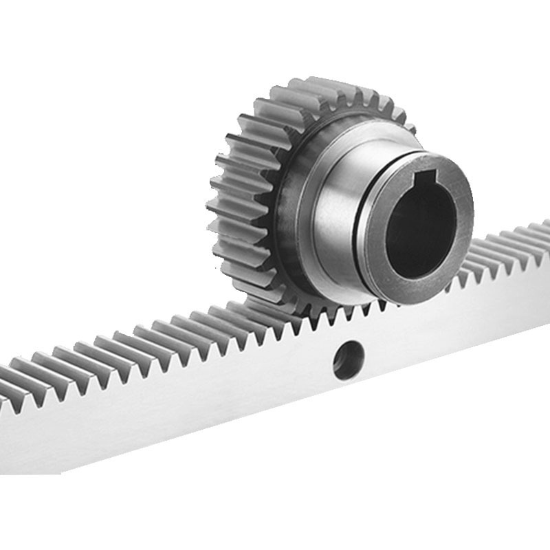 Steel 20 Degree Pressure Angle CNC Helical Steering Curved V Shape Gear Rack