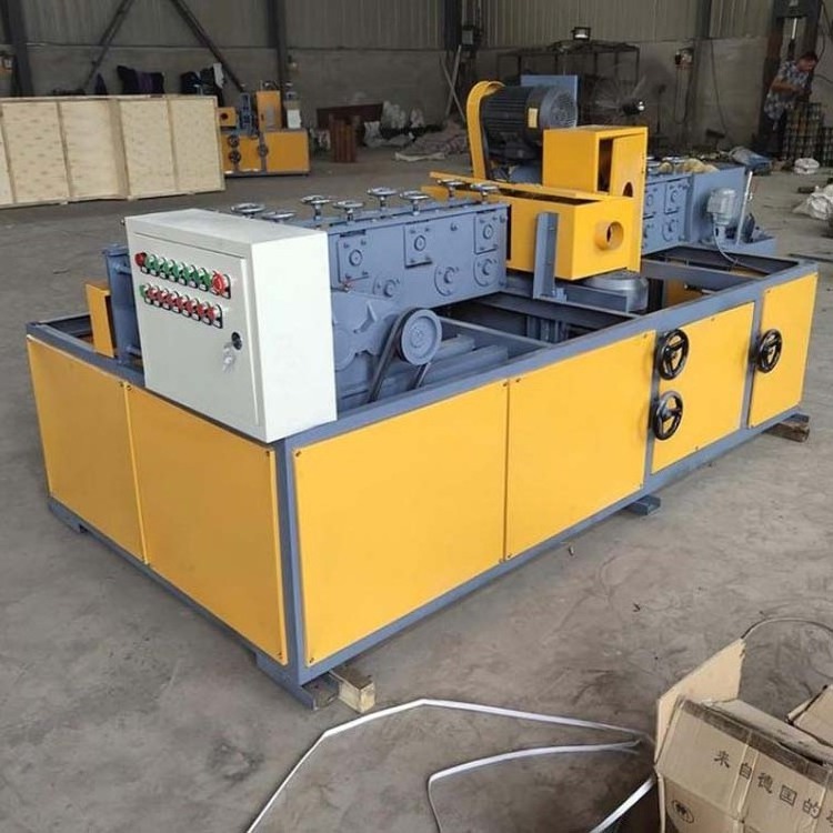 Square aluminum pipe hairline finish polishing machine