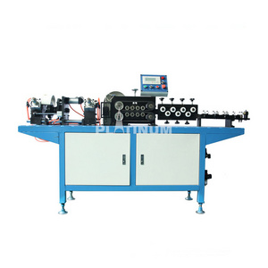 Coil steel bundy aluminum copper tube pipe straightening cut to length machine with chip-less clean cutting