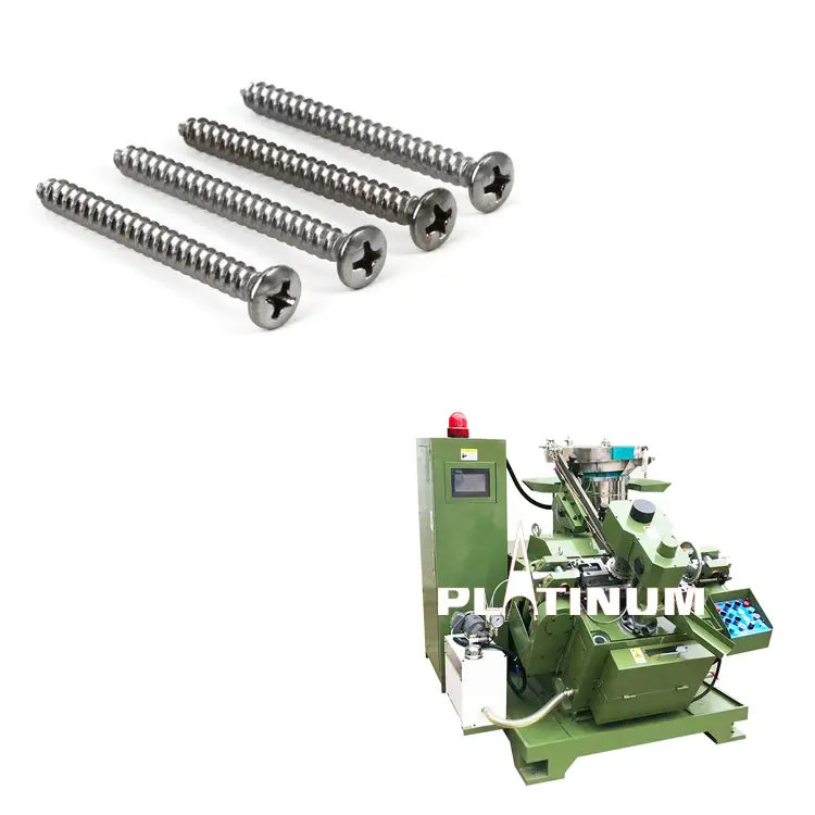 Fully Automatic Fast Speed Self Drilling Screw Making Machine For Tapping Screw