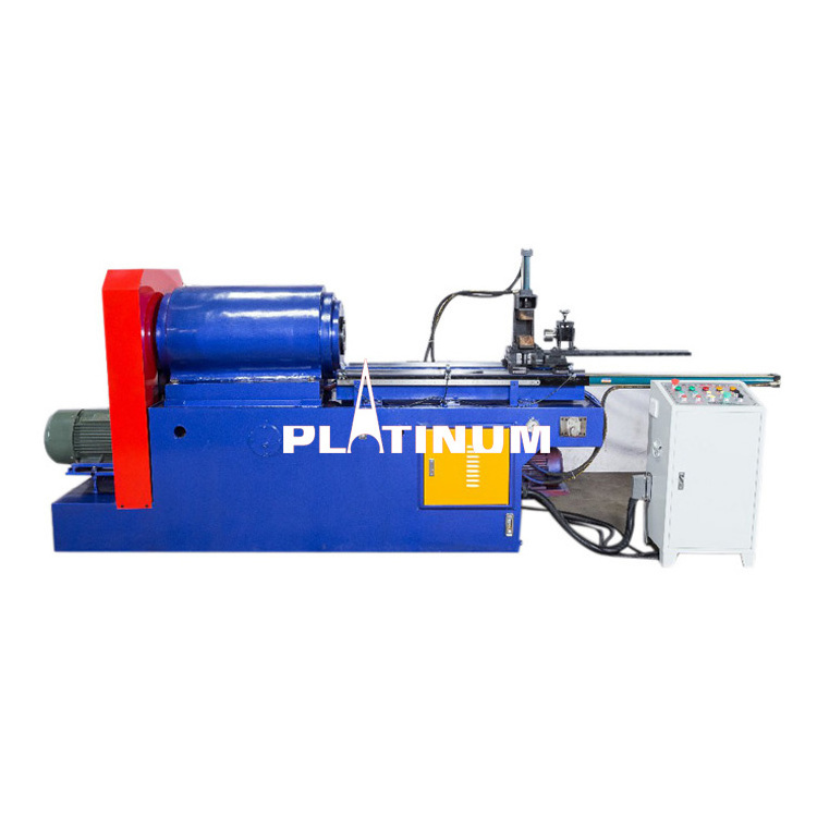 Automatic hydraulic iron square handrail tube pipe end taper wrought rotary tapering swaging forming embossing equipment machine