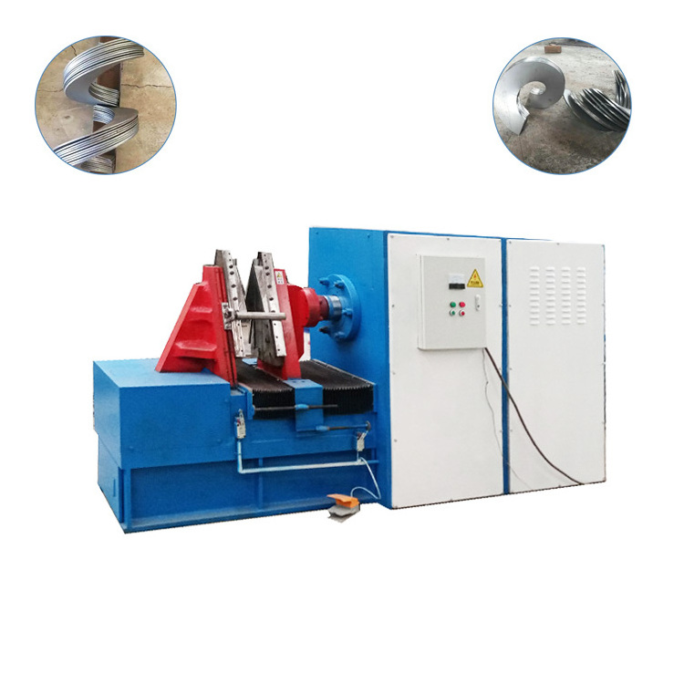 Hydraulic Sectional Screw Flight Single Spiral Auger Blade Cold Rolling Forming Machine