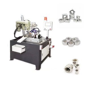 Multi Functions Nut Automatic Vertical Drilling Advanced Hex Nuts And Screw Threading Tapping Machine