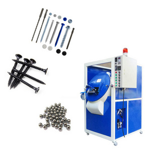 Epoxy Paint Common Vertical Slider Steel Drum Barrel Type Spray Painting Coating Machine For Eyelet Screw Beads Metal Ball