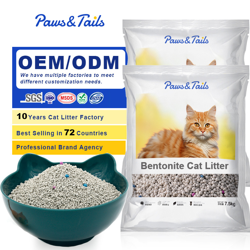 High Quality Wholesale Antibacterial And Deodorizing Cat Litter Bentonite