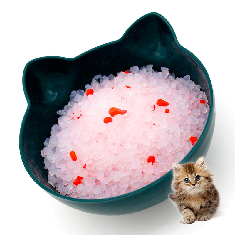 Wholesale Cat Litter Crystals Silicate Odor Eliminator and Deodorant Beads Filler with Stable Quality Ph Indicator