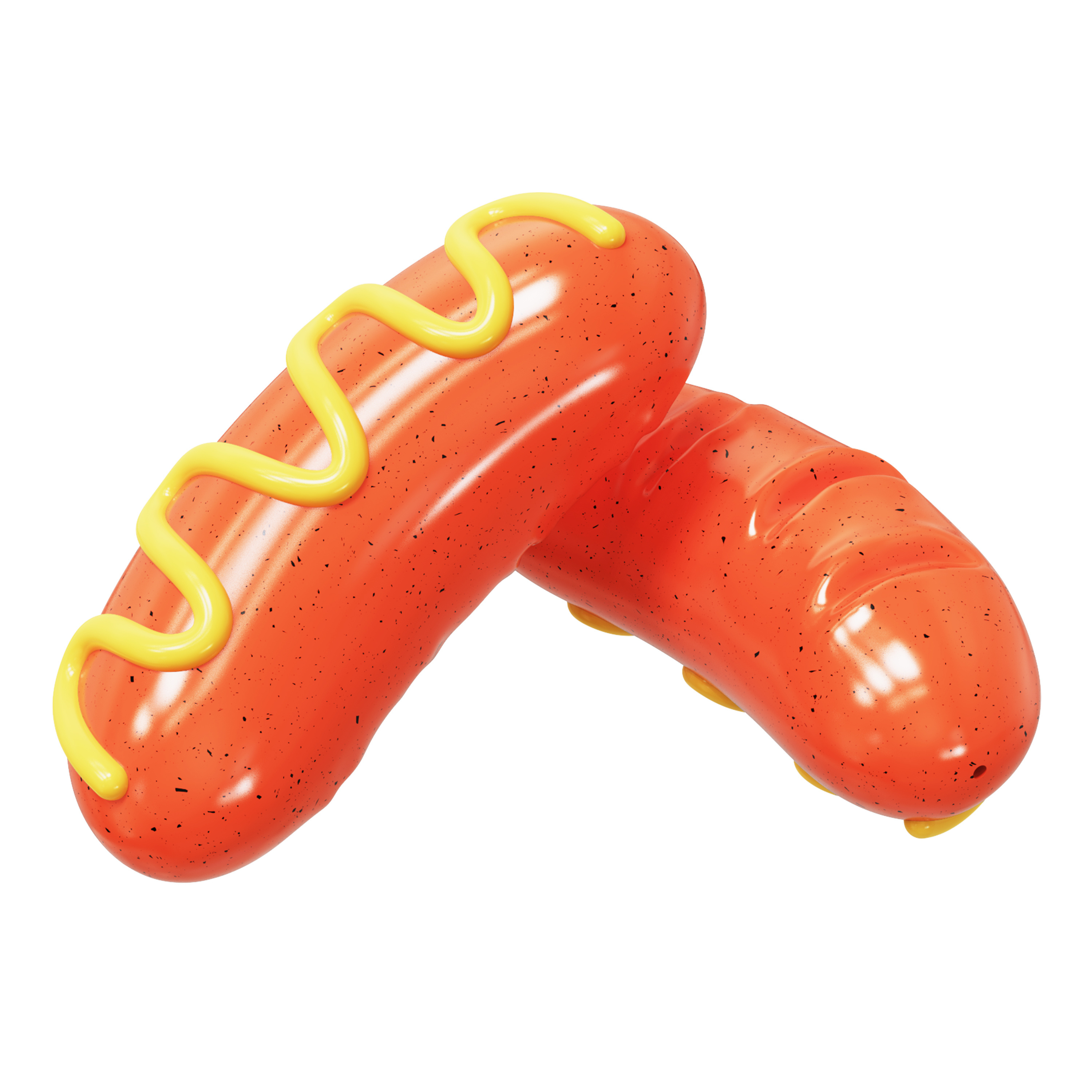 2024 2023 New Arrivals Pet Interactive Movement Toys Dog Cat Toy Accessories with Enhanced Hot Dog Pet Chew Toys