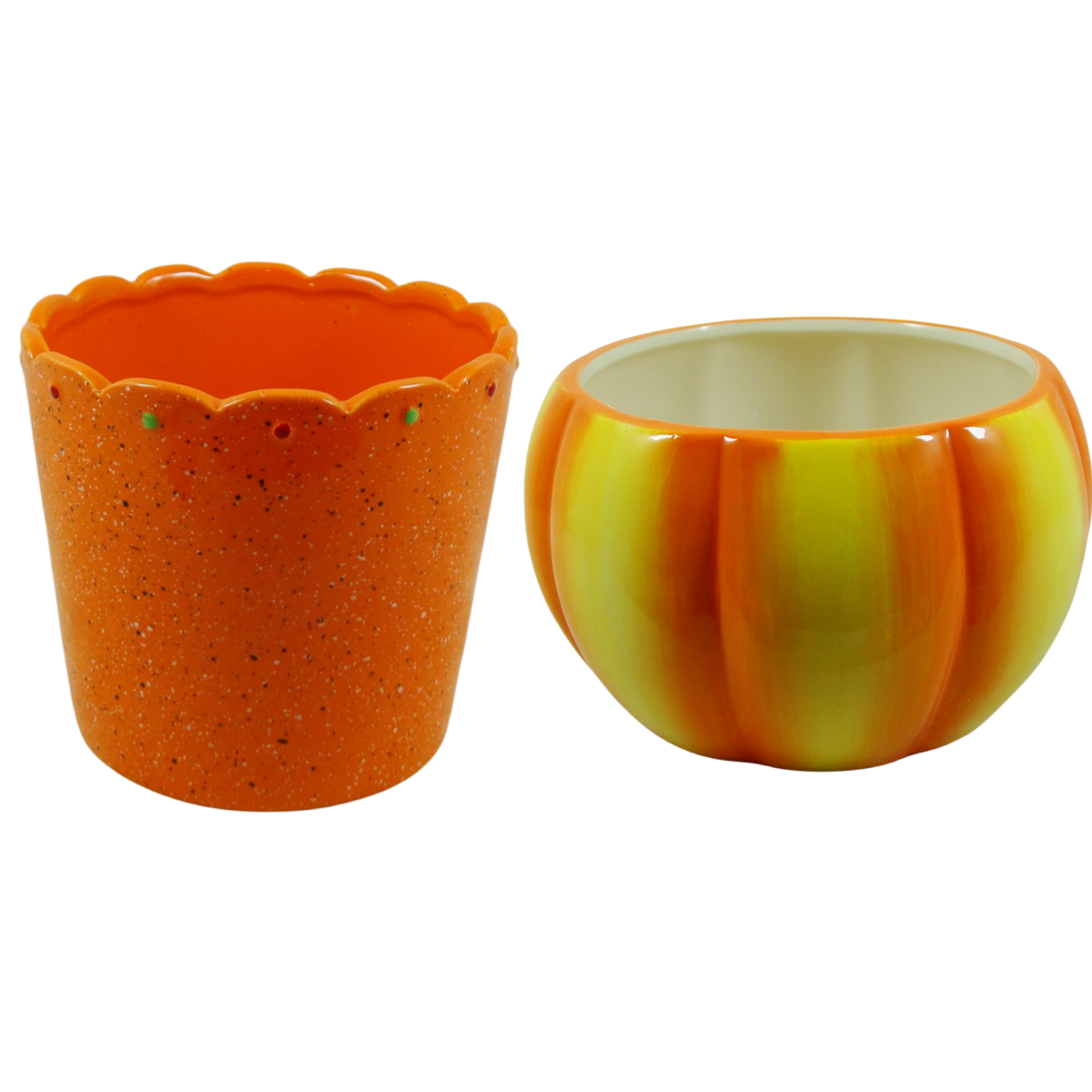 Halloween pumpkin succulent pot tabletop green plant decoration Ceramic Halloween decoration ceramic pots for plants