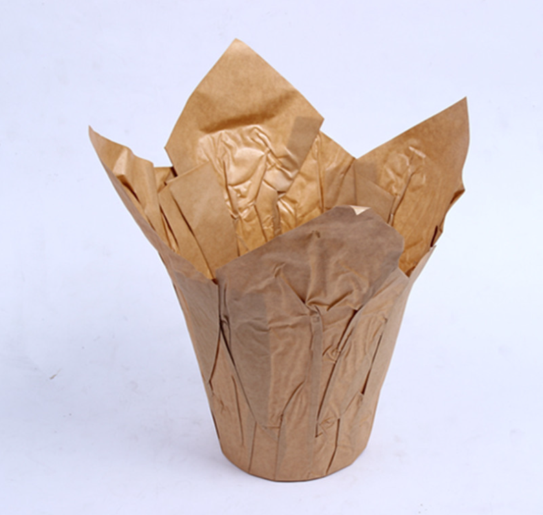 New design Hot-selling Kraft Paper Decorative Flower Pot Covers For Flower pots Bouquet Holder