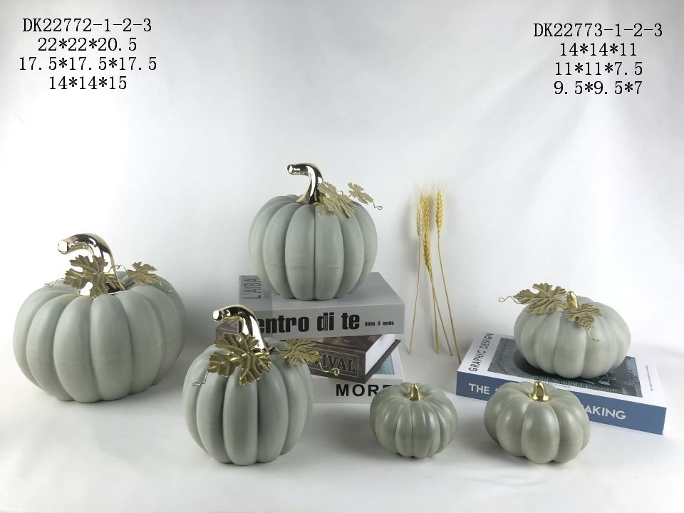 Ceramic Halloween Witch Pumpkin Lantern Empty LED Shape Pieces Indoor and Outdoor Decorative Props Ceramic Halloween decoration