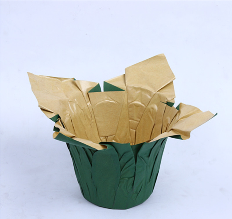 New design Hot-selling Kraft Paper Decorative Flower Pot Covers For Flower pots Bouquet Holder