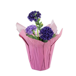 New design Hot-selling Kraft Paper Decorative Flower Pot Covers For Flower pots Bouquet Holder