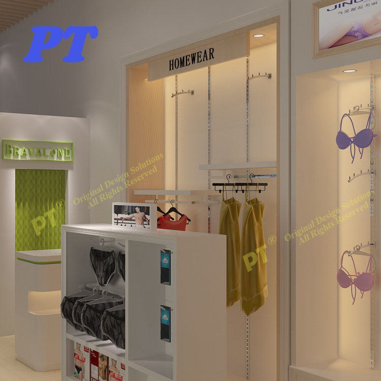 Fashion Customized Unique Hot Sexy Lingerie Shop Interior Design For Underwear