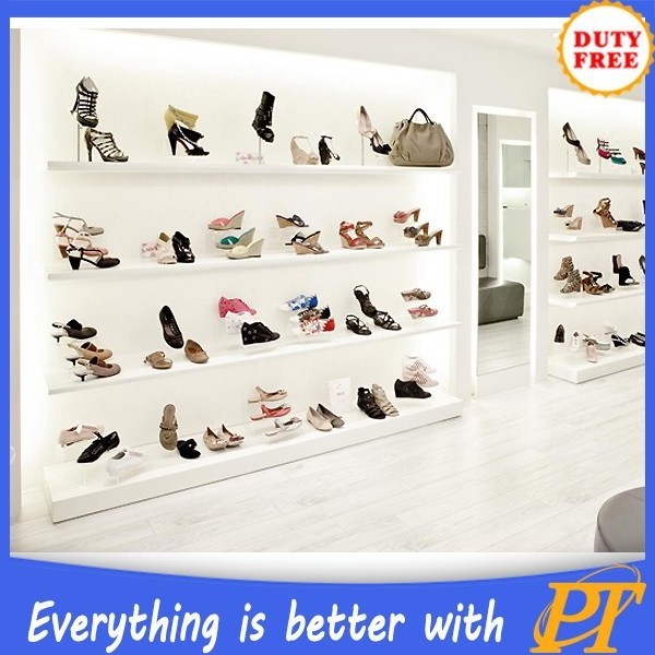 Shoe display ideas for display showcase cabinet