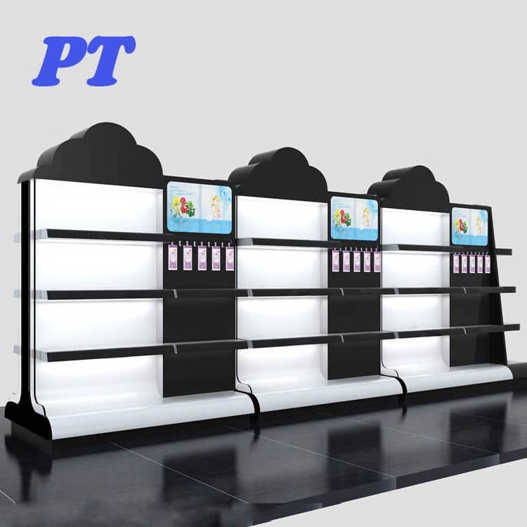 High quality eyeshadow display rack cosmetic display cabinet