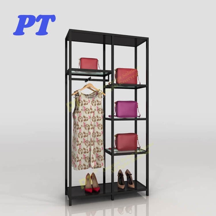 New Model Retail Zara Store Racks Mirror Clothing Boutique Display