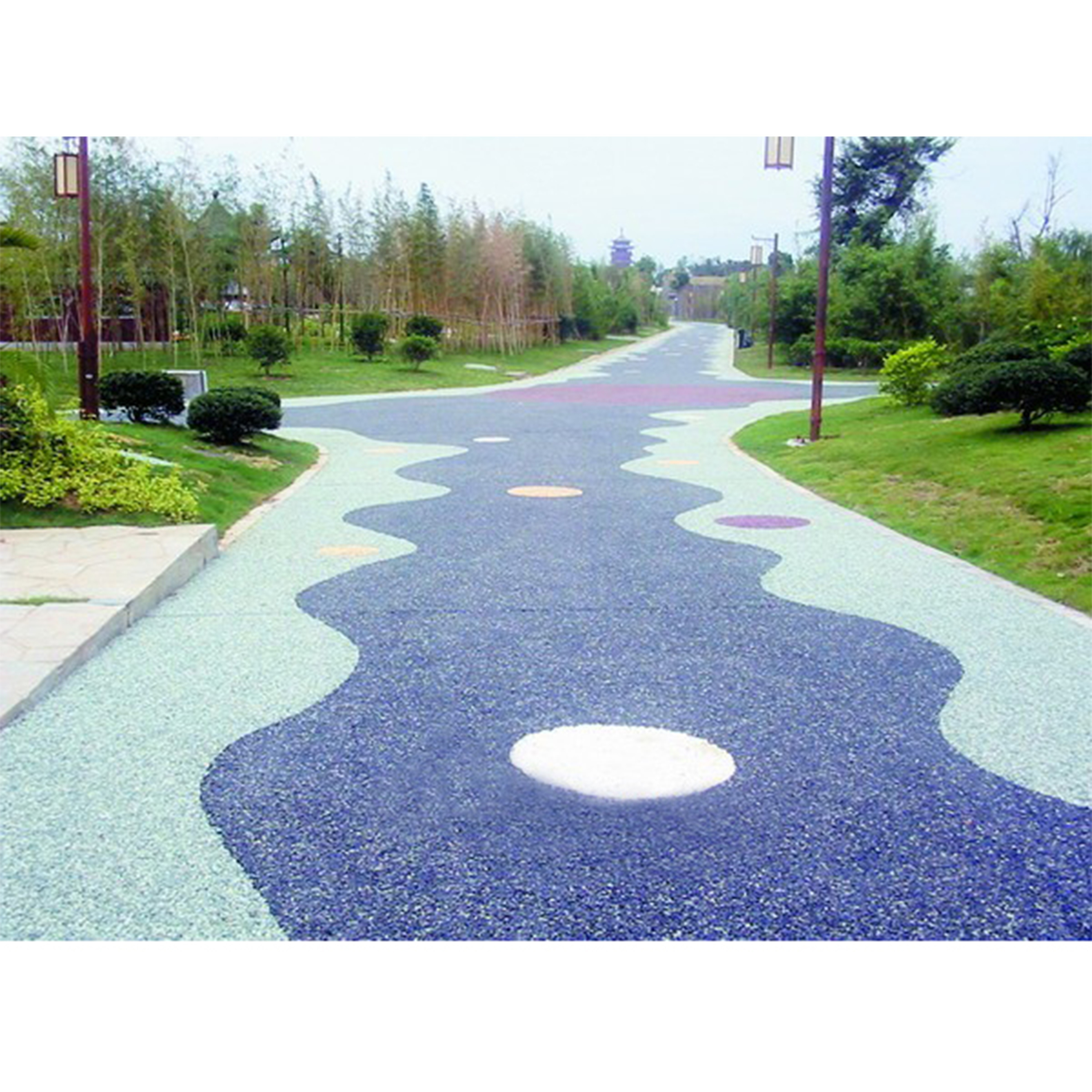 Fast Drying Glue Rock Track Ballast Spray Adhesive for Clothing Material Colorful Anti-skid Pavement