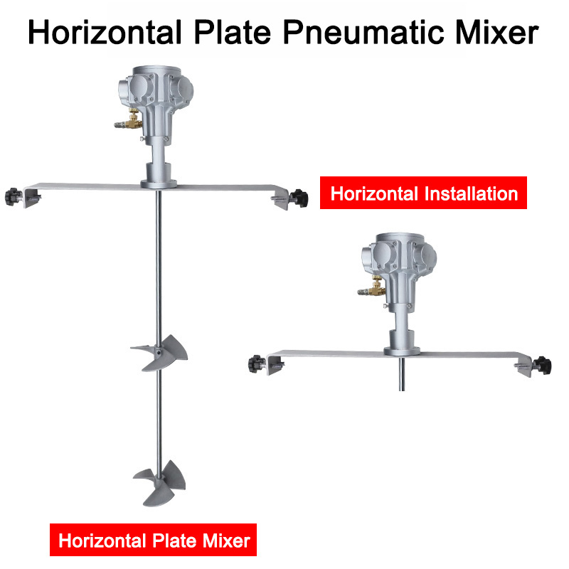 50 Gallon Clamp On Drum Mixer Hot Popular Water Treatment High Speed Aluminum Alloy Agitator Liquid Mixer