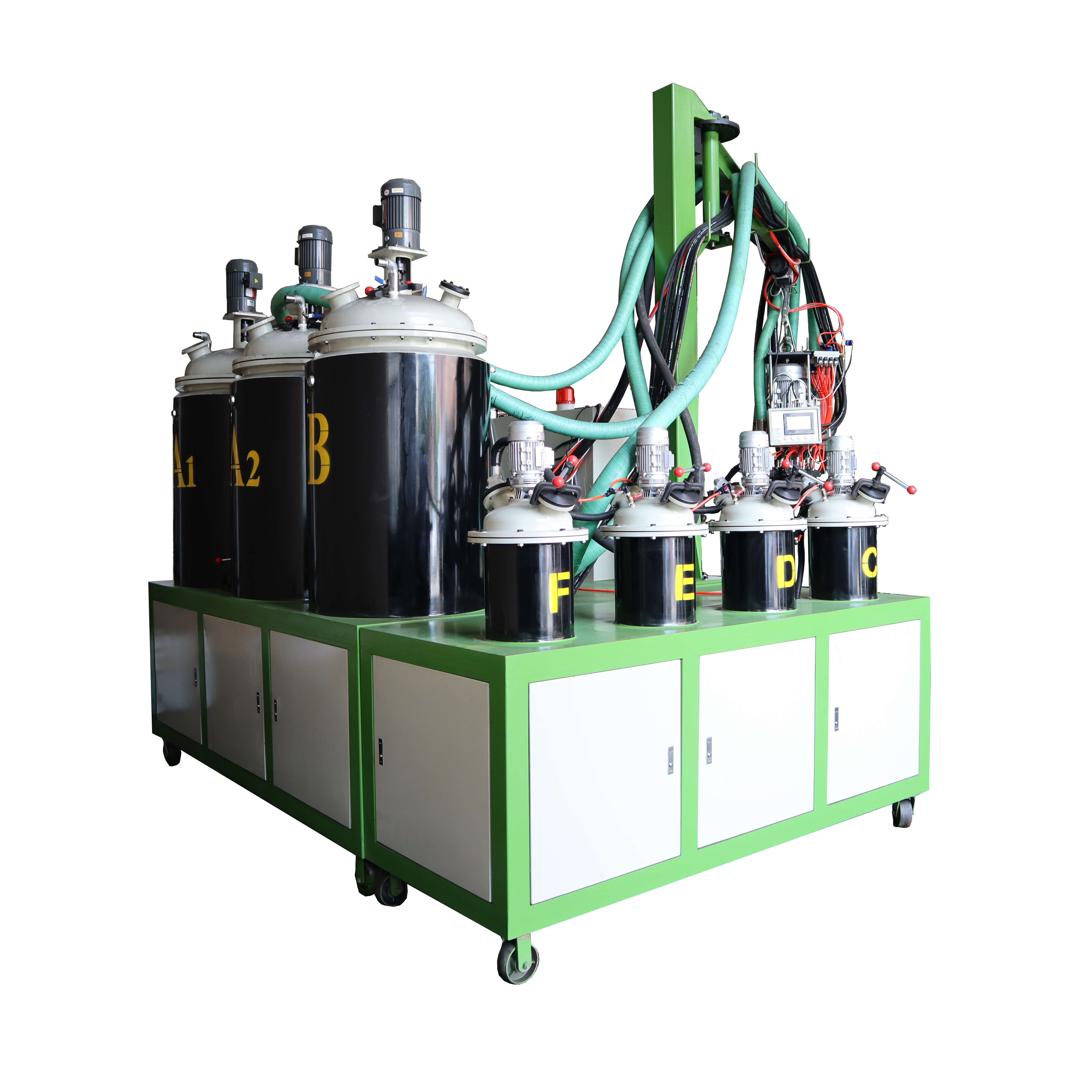 Polyurethane PU Foam Pouring Low Pressure Machine For 3D Decorative Wall Panel Making