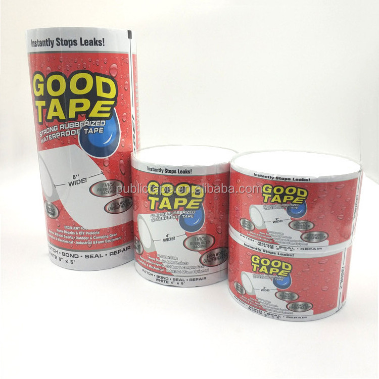 Spot Goods 2019 New Arrival Pvc Pipe Repair Tape Instantly Stop Leaks Strong Rubberized Waterproof Tape For Tub Bond