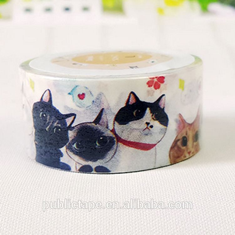 Cheap Washi Tape Wholesale Custom Nature Blossom Botanic Animal Garden Flower Washi Masking Tape