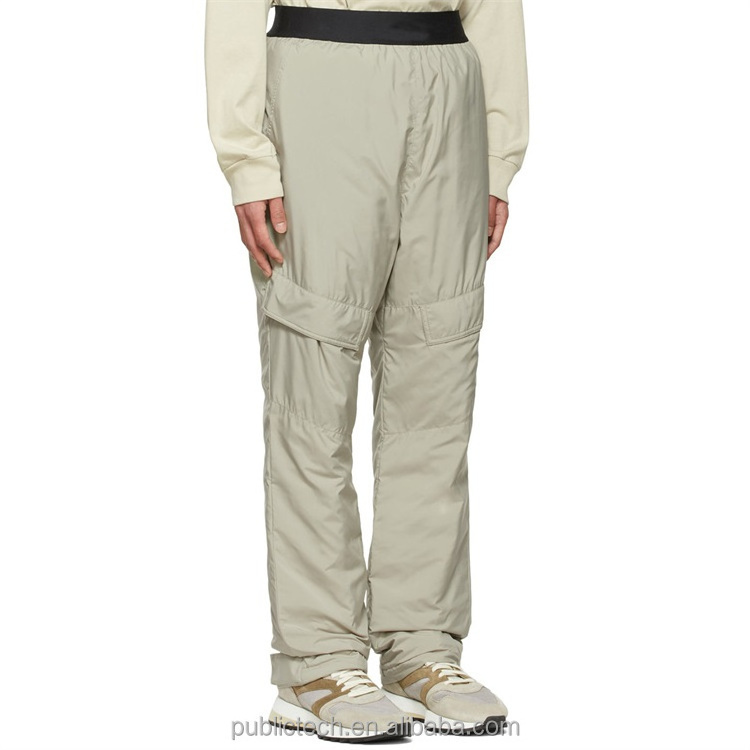 Factory Manufacturer Wholesale Blank Multi Pockets Custom Nylon Track Pant Baggy Cargo Pants Men