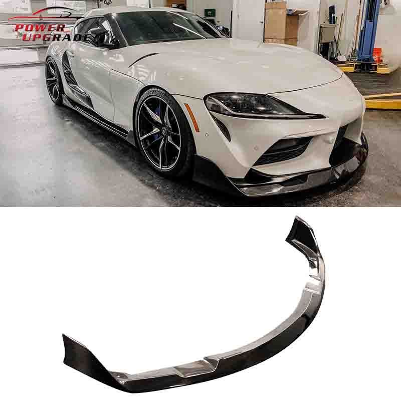 High Quality For Toyota Supra A90 A91 Mk5 Wholesale  Carbon Fiber AG Style Front Bumper Lip Front Splitter