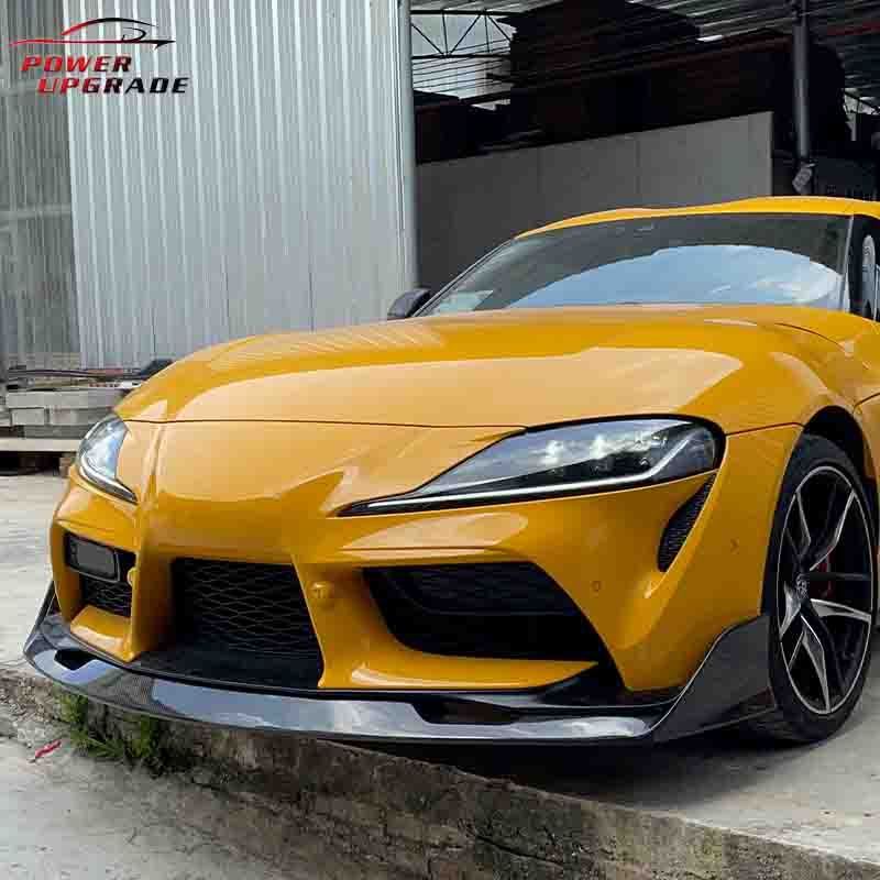 High Quality For Toyota Supra A90 A91 Mk5 Wholesale  Carbon Fiber AG Style Front Bumper Lip Front Splitter