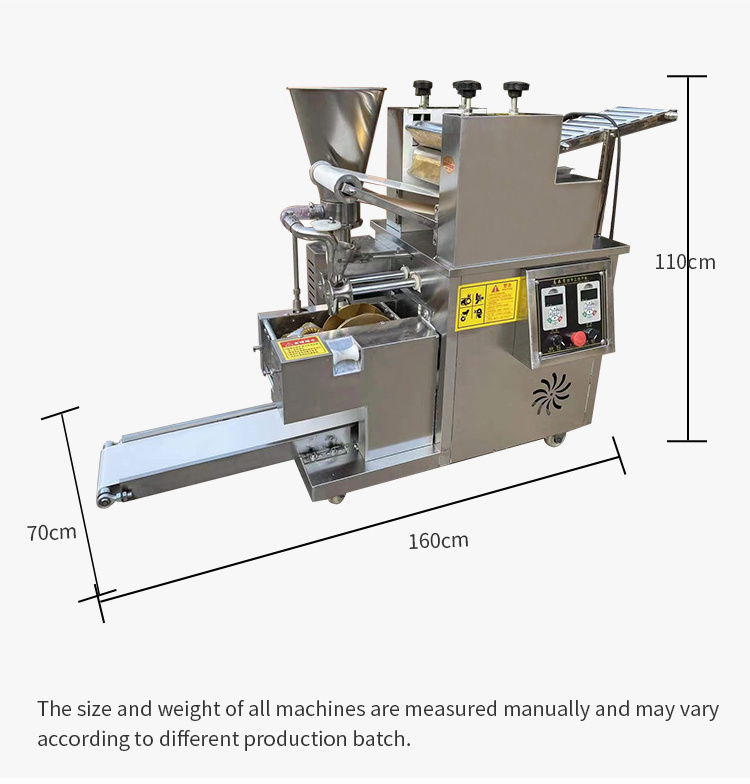 Empanadas machine automatic restaurant dumpling dough sheet folding machine wonton wrapper machine