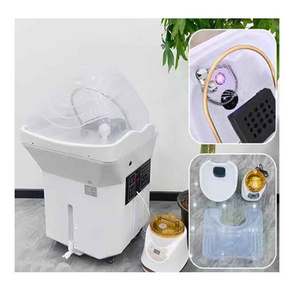 Hair spa shampoo bed  mobile portable shampoo sink basin faucet and pipe for hair salon