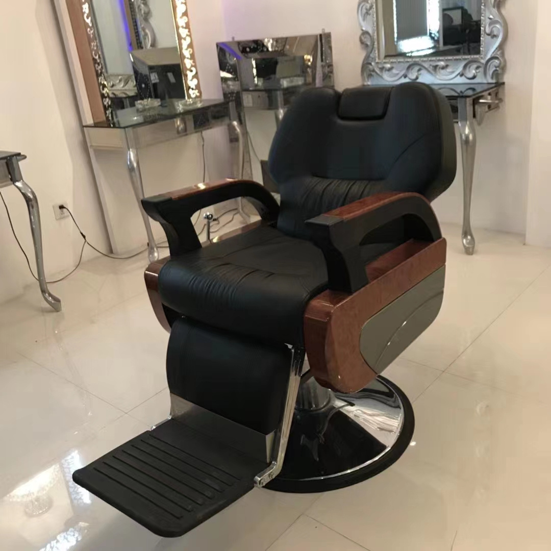 2021 salon station barber styling chair salon furniture hot sale hydraulic reclining barber chair wide man