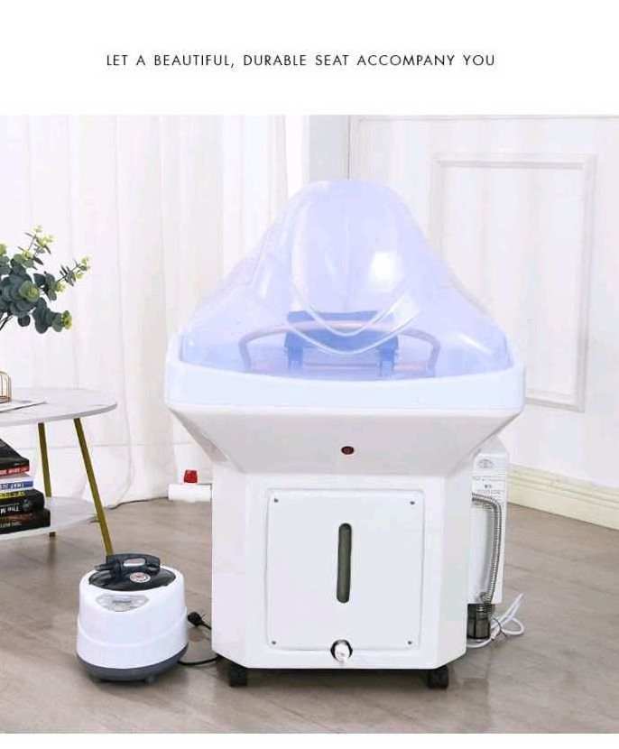 used grey saloon hair shampoo bowl with chair luxury spa pedicure chair and shampoo bed for sale