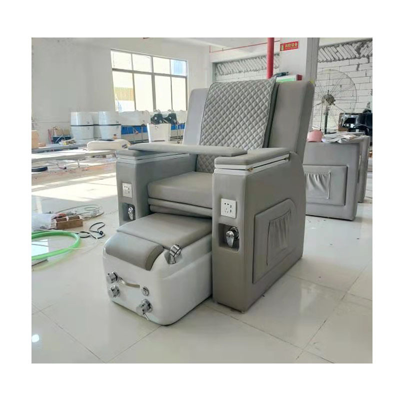 Guangzhou pedicure chairs no plumbing spa massage foot sofa with basin luxury 2022 pedicure chairs set