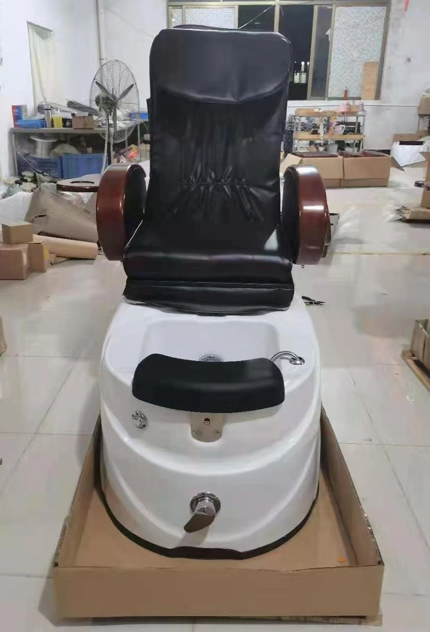 Guangzhou pedicure chairs no plumbing spa massage foot sofa with basin luxury 2022 pedicure chairs set