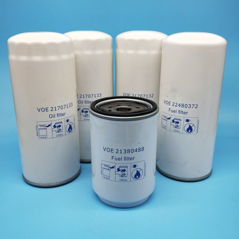 Hot sale  filter set 85137594  include 21380488 22988765 21707132 23658092 23658092 5 filter elements in total