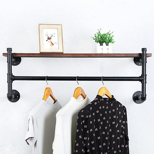 Wall Mount Hooks Coat Rack High Quality Wood Fashionable   Style Living Packing Room Modern