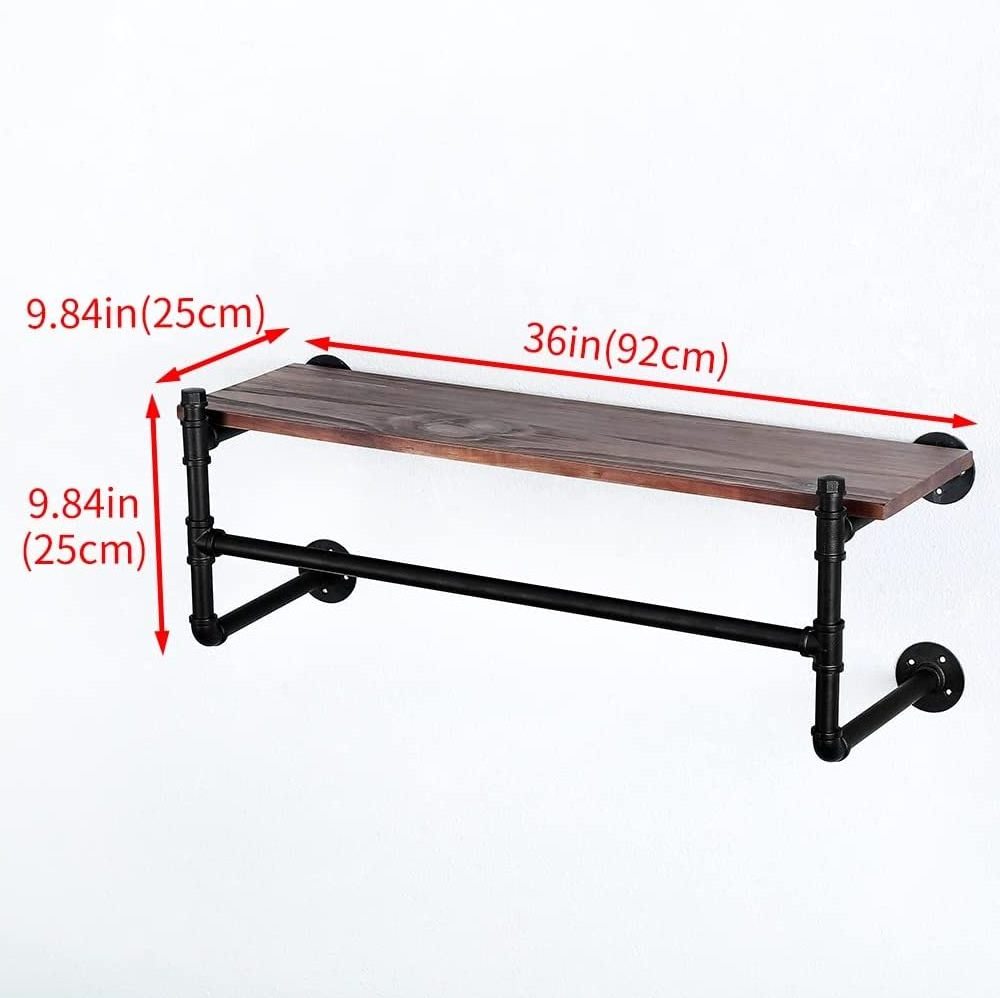 Wall Mount Hooks Coat Rack High Quality Wood Fashionable   Style Living Packing Room Modern