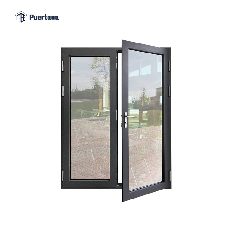 Unbreakable Soundproof Interior Aluminium Hinges Bullet Proof Glass Classroom Shed Office Door Window Price Malaysia